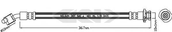 SPIDAN 339002 Тормозной шланг