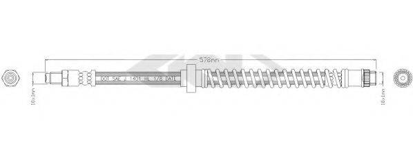 SPIDAN 339053 Тормозной шланг