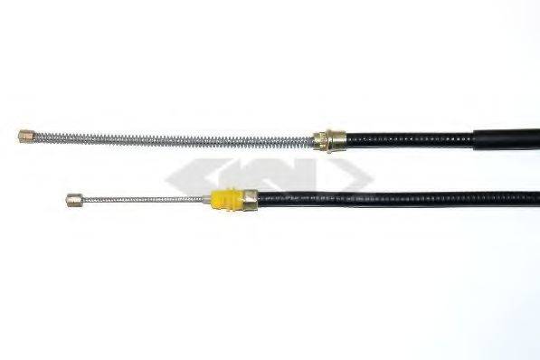 SPIDAN 446185 Трос, стояночная тормозная система