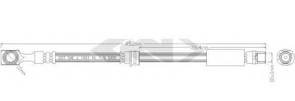 SPIDAN 339685 Тормозной шланг