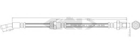 SPIDAN 339734 Тормозной шланг