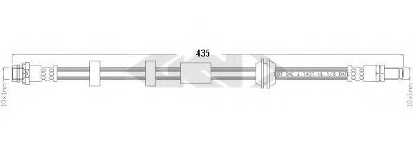 SPIDAN 340453 Тормозной шланг