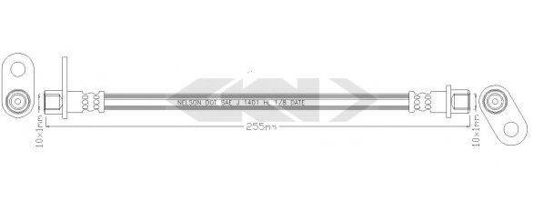 SPIDAN 340631 Тормозной шланг