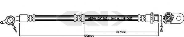 SPIDAN 340394 Тормозной шланг