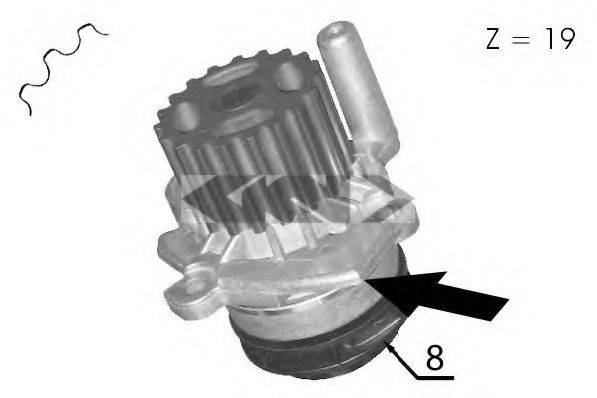 SPIDAN 91499 Водяной насос