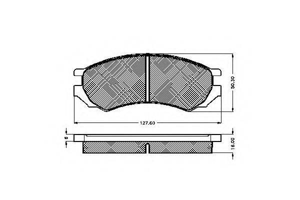 SPIDAN 30952 Комплект тормозных колодок, дисковый тормоз