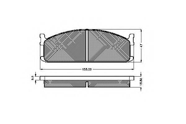 SPIDAN 31440 Комплект тормозных колодок, дисковый тормоз