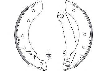 SPIDAN 30541 Комплект тормозных колодок