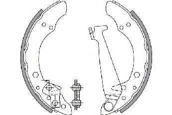 SPIDAN 33540 Комплект тормозных колодок