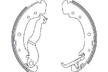 SPIDAN 33520 Комплект тормозных колодок
