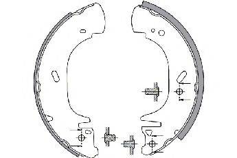 SPIDAN 33928 Комплект тормозных колодок