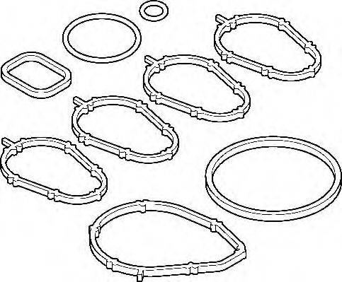 ELRING 728670 Комплект прокладок, впускной коллектор