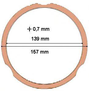 ELRING 751812 Прокладка, гильза цилиндра