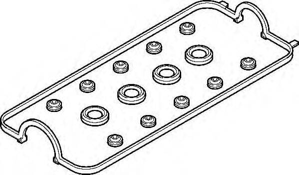 ELRING 458290 Комплект прокладок, крышка головки цилиндра