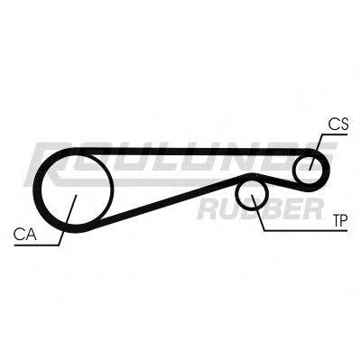 ROULUNDS RUBBER RR1359 Ремень ГРМ