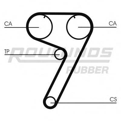 ROULUNDS RUBBER RR1346 Ремень ГРМ