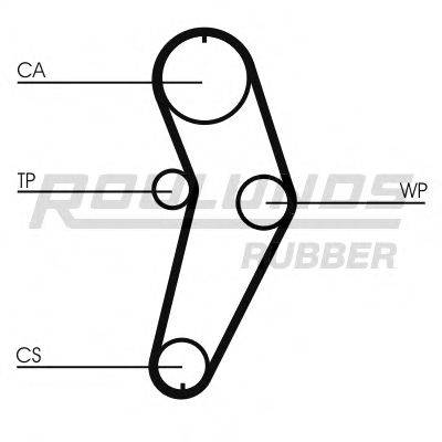 ROULUNDS RUBBER RR1005K1 Комплект ремня ГРМ