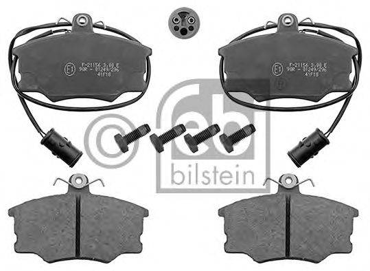 FEBI BILSTEIN 116009 Комплект тормозных колодок, дисковый тормоз