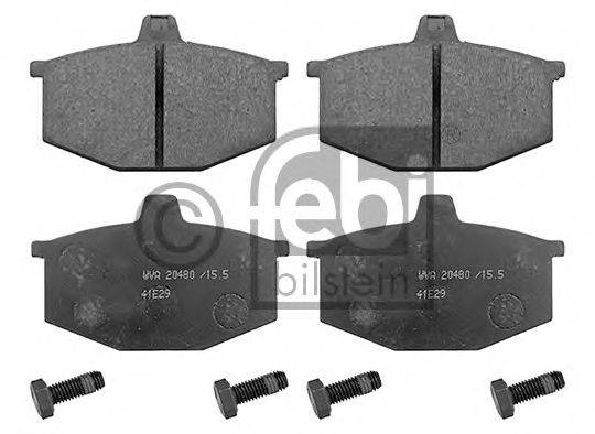 FEBI BILSTEIN 116181 Комплект тормозных колодок, дисковый тормоз