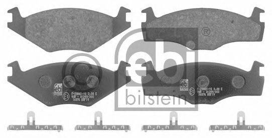 FEBI BILSTEIN 16076 Комплект тормозных колодок, дисковый тормоз