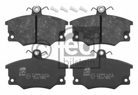 FEBI BILSTEIN 16079 Комплект тормозных колодок, дисковый тормоз