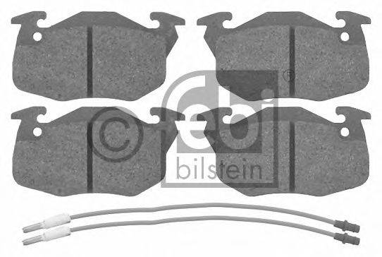 FEBI BILSTEIN 16192 Комплект тормозных колодок, дисковый тормоз