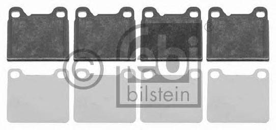 FEBI BILSTEIN 16231 Комплект тормозных колодок, дисковый тормоз
