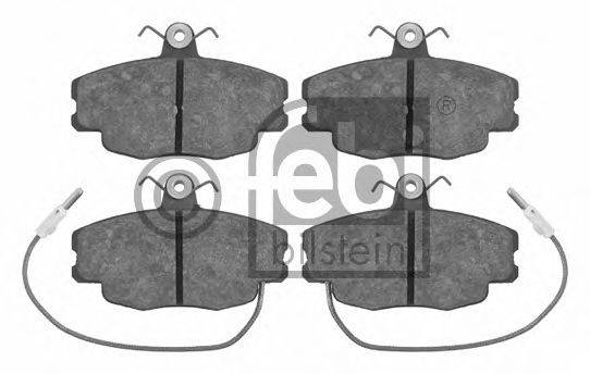 FEBI BILSTEIN 16241 Комплект тормозных колодок, дисковый тормоз