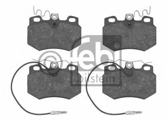 FEBI BILSTEIN 16242 Комплект тормозных колодок, дисковый тормоз