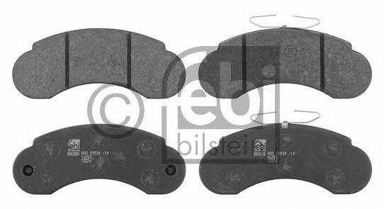FEBI BILSTEIN 16250 Комплект тормозных колодок, дисковый тормоз