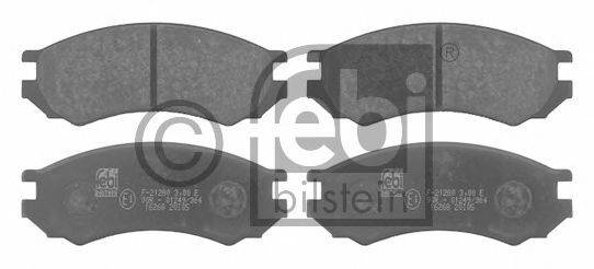 FEBI BILSTEIN 16268 Комплект тормозных колодок, дисковый тормоз