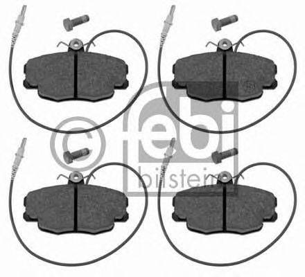 FEBI BILSTEIN 16369 Комплект тормозных колодок, дисковый тормоз