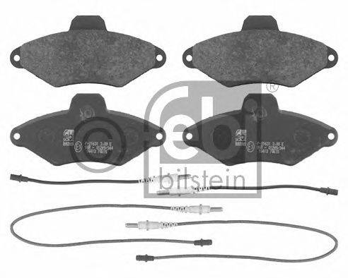 FEBI BILSTEIN 16413 Комплект тормозных колодок, дисковый тормоз