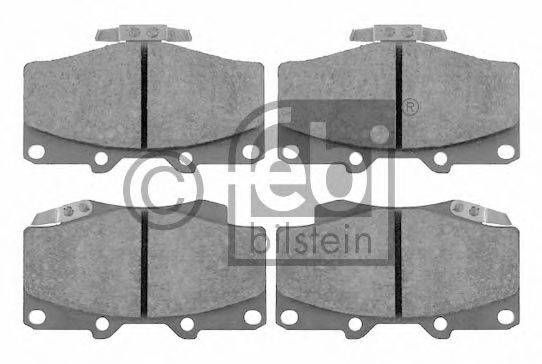 FEBI BILSTEIN 16537 Комплект тормозных колодок, дисковый тормоз