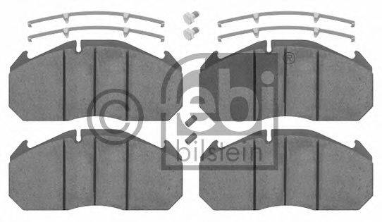 FEBI BILSTEIN 16567 Комплект тормозных колодок, дисковый тормоз