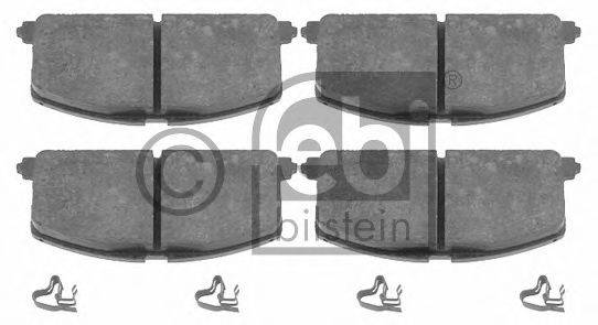 FEBI BILSTEIN 16581 Комплект тормозных колодок, дисковый тормоз
