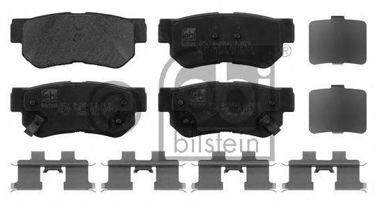 FEBI BILSTEIN 16678 Комплект тормозных колодок, дисковый тормоз