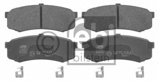 FEBI BILSTEIN 16732 Комплект тормозных колодок, дисковый тормоз