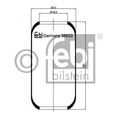 FEBI BILSTEIN 38633 Кожух пневматической рессоры