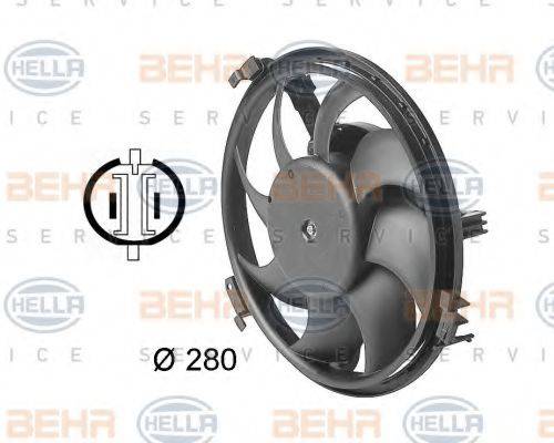 BEHR HELLA SERVICE 8EW009144351 Вентилятор, охлаждение двигателя