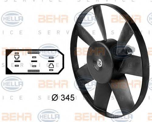 BEHR HELLA SERVICE 8EW009144451 Вентилятор, охлаждение двигателя