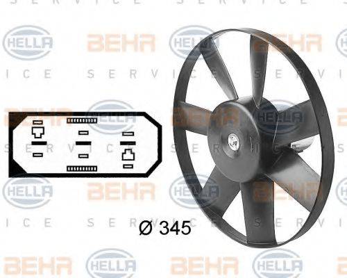 BEHR HELLA SERVICE 8EW009144591 Вентилятор, охлаждение двигателя