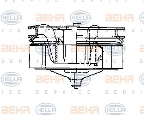 BEHR HELLA SERVICE 8EW009158011 Вентилятор салона