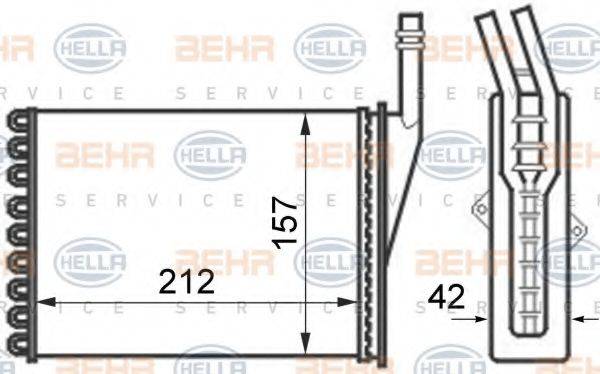 BEHR HELLA SERVICE 8FH 351 024-351