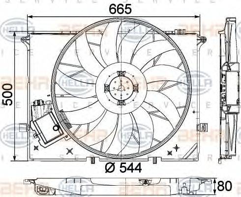 BEHR HELLA SERVICE 8EW 351 040-091