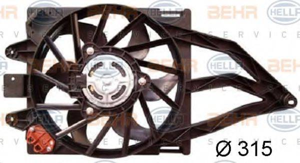 BEHR HELLA SERVICE 8EW351044401 Вентилятор, охлаждение двигателя