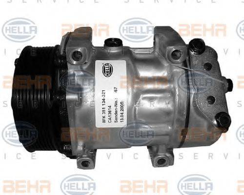 BEHR HELLA SERVICE 8FK351134321 Компрессор, кондиционер