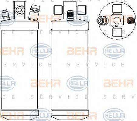 BEHR HELLA SERVICE 8FT351192791 Осушитель, кондиционер