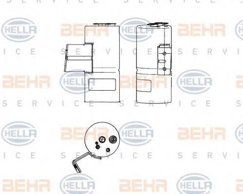 BEHR HELLA SERVICE 8FT351198501 Осушитель, кондиционер