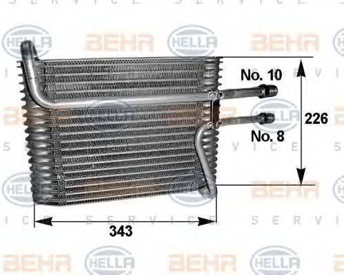 BEHR HELLA SERVICE 8FV351210061 Испаритель, кондиционер